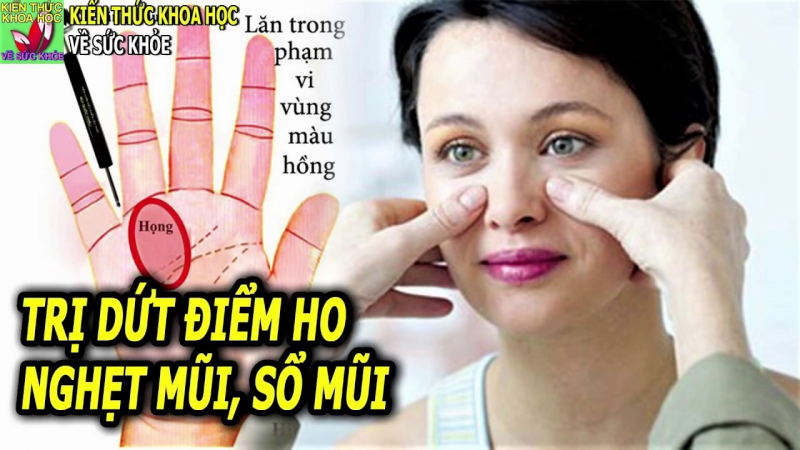 Thường xuyên xoa mũi, phổi thông suốt