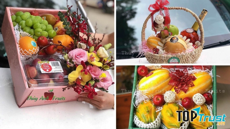 Một số mẫu hộp quả, giỏ hoa quả tại Thủy Anh Fruit