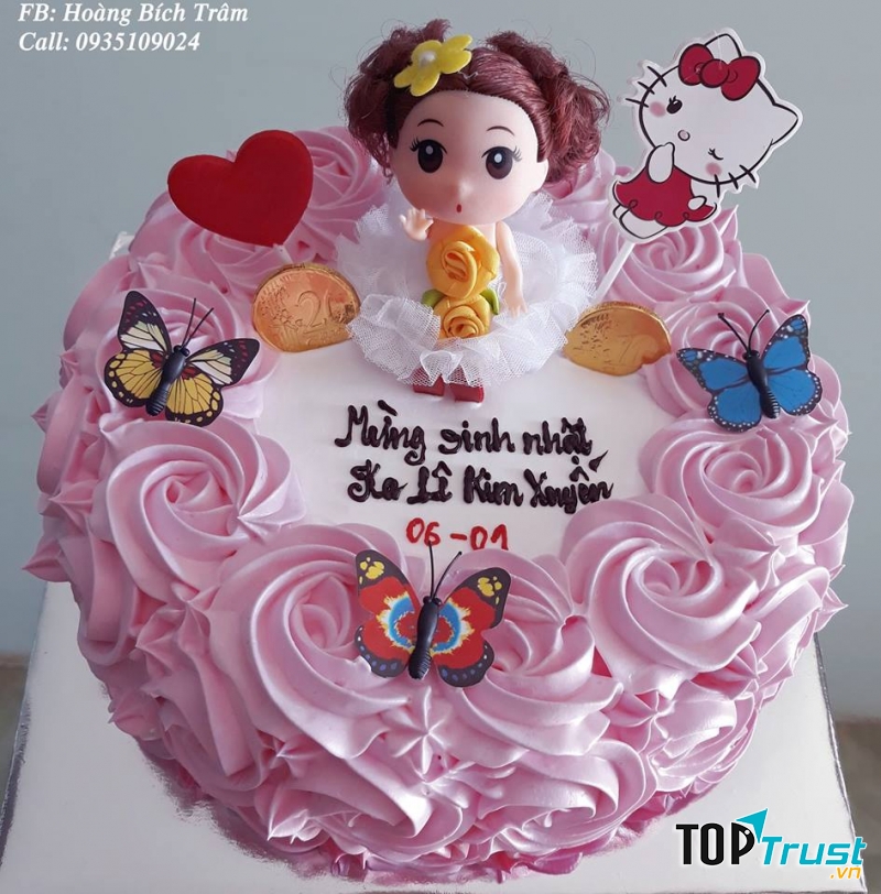 Một chiếc bánh đáng yêu dành cho các bạn nhỏ