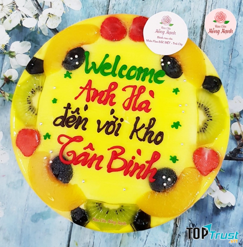 Mẫu bánh sinh nhật rau câu tại tiệm bánh Hồng Hạnh