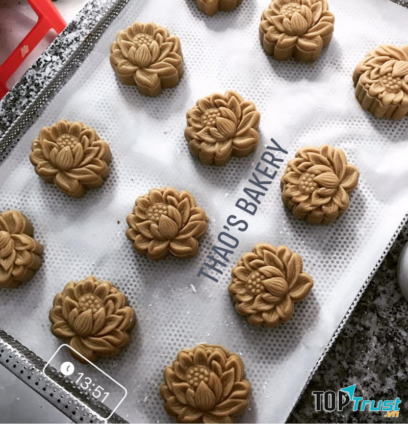 Những mẫu bánh trung thu trước khi nướng