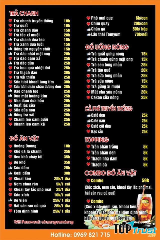 Ngoài trà sữa và các món ăn vặt, cà phê của quán cũng rất đáng thử.