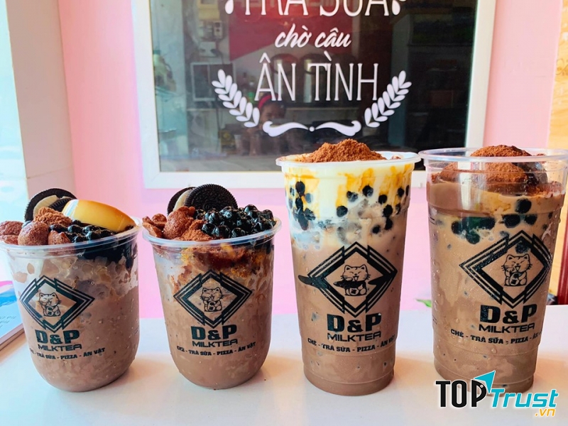 Menu vô cùng đa dạng nổi tiếng nhất vẫn là trà sữa và milo dầm