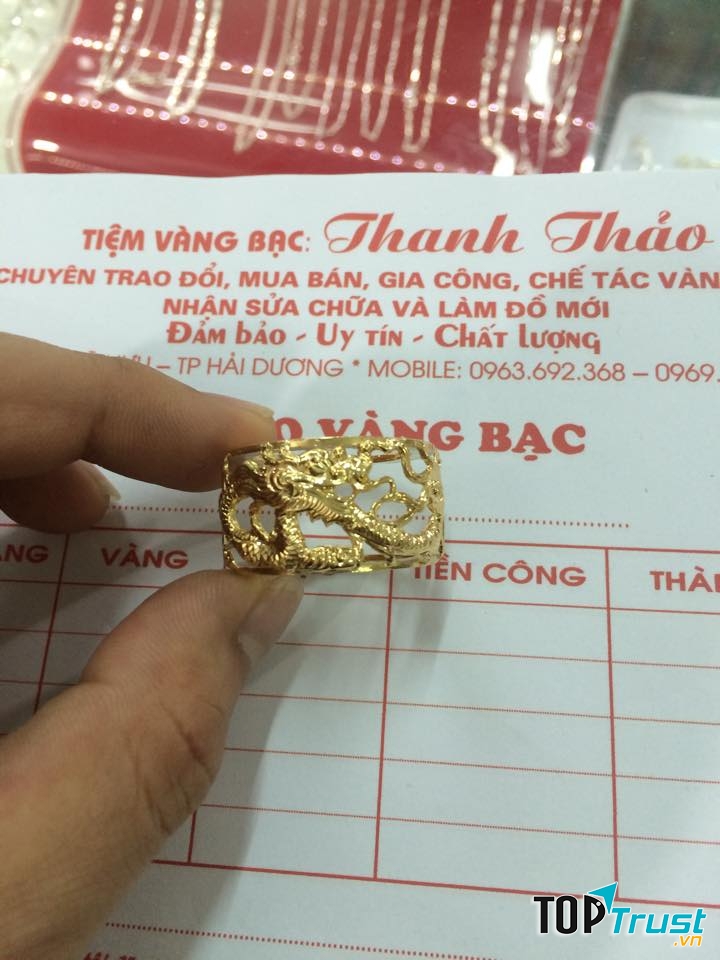 Giấy tờ mua bán tại Tiệm Vàng Bạc Thanh Thảo