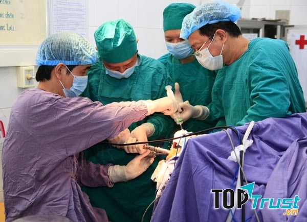 Hình ảnh một ca phẫu thuật