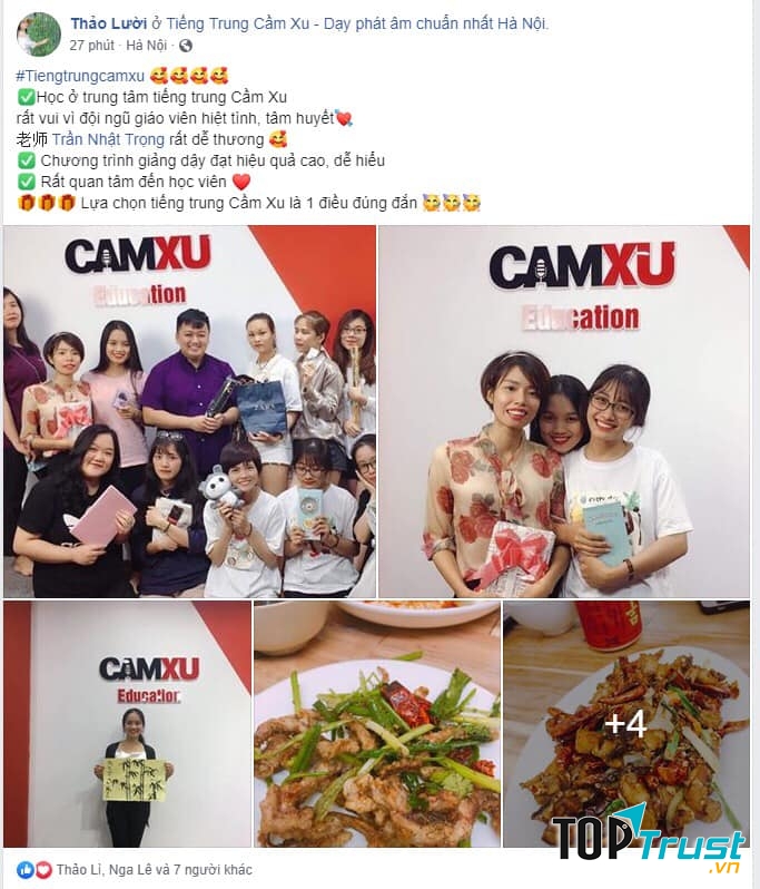 Lớp học tại trung tâm