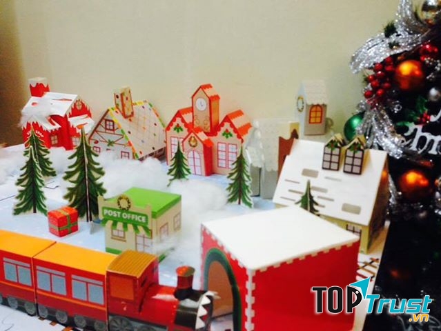 Tiểu cảnh “Ngôi làng Giáng sinh”