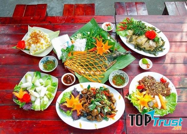 Ẩm thực đồng quê phong phú cho thực khách