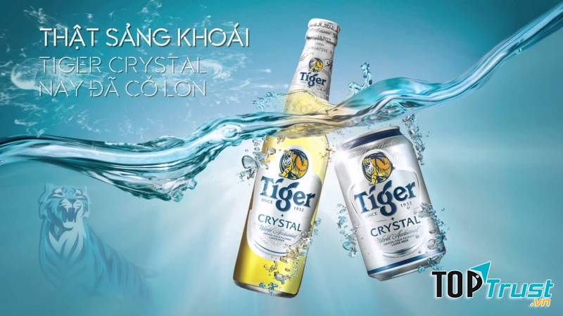 Tiger Crystal chai và lon