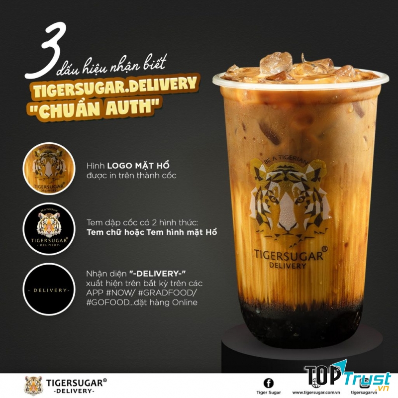 Tiger Sugar Delivery - Đường Nâu Sữa Đài Loan