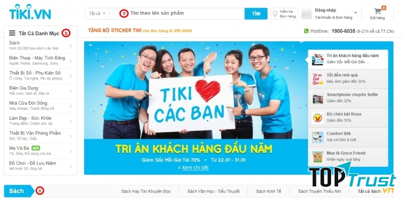 Website của Tiki