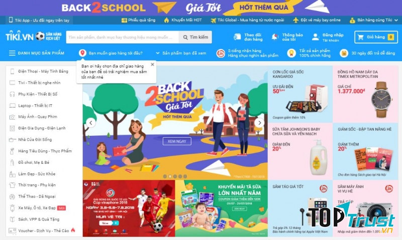 Website: ﻿https://tiki.vn