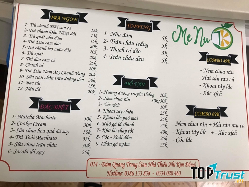 Tiki-Tiệm Trà chanh Cao Bằng