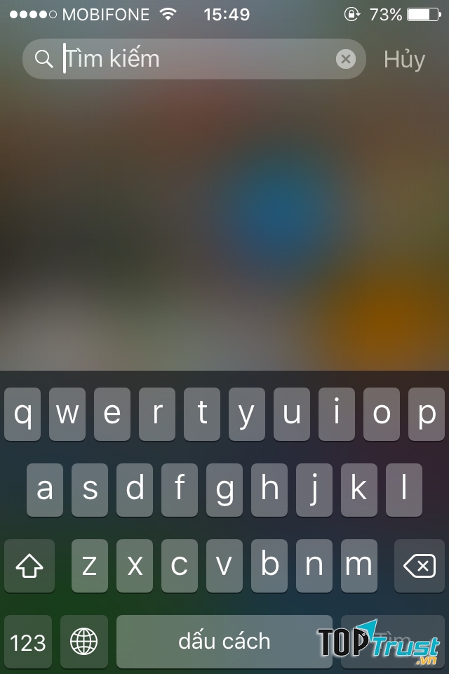 Để tiết kiệm pin cho iPhone của bạn không nên tìm kiếm trong Spotlight Search