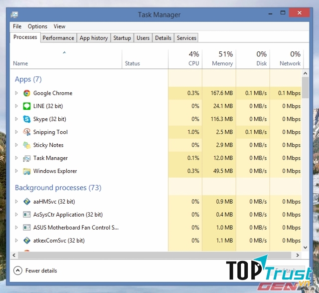 Tìm những phần mềm chạy ngầm trong máy tính