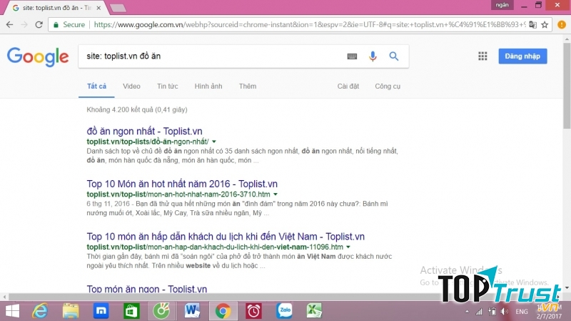 Cách tìm kiếm này giảm tối đa thời gian lọc dự liệu cho bạn đấy!