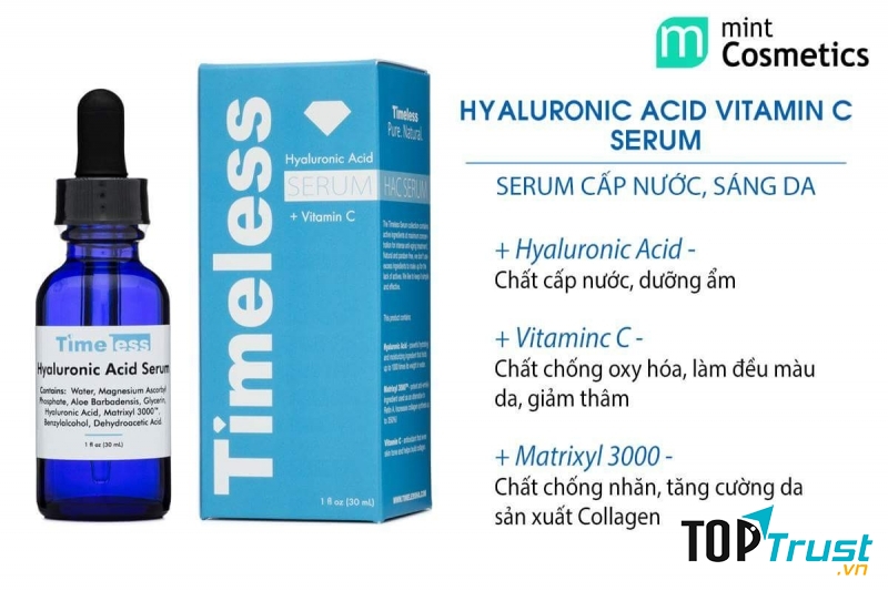 Timeless Hyaluronic Acid Vitamin C Serum