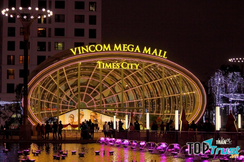Không gian trang hoàng lộng lẫy tại Times city