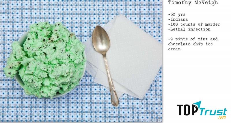 Món tráng miệng cốc kem lạnh có sô cô la nghiền