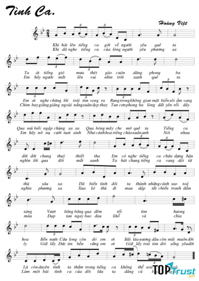Bài hát Tình ca