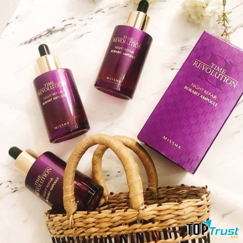 Tinh chất Missha Time Revolution Night Repair Borabit Ampoule