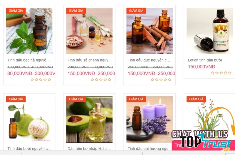 Dầu oliu và tinh dầu từ Tinh dầu Ba miền