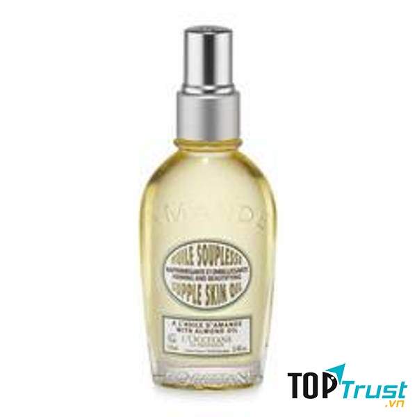 Tinh dầu chống rạn da organic L’Occiatane Almond Supple Skin Oil