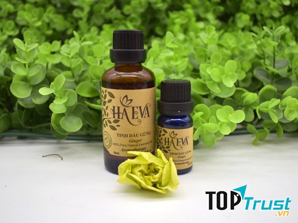 Tinh dầu gừng Haeva được nhập khẩu từ Ấn Độ, chiết xuất hoàn toàn từ củ và rễ gừng thiên nhiên nguyên chất, không pha thêm phụ gia, an toàn với sức khỏe con người.