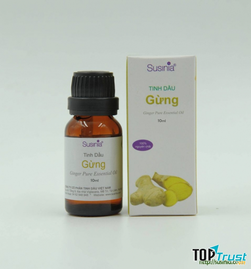 Tinh dầu gừng nguyên chất Susinia
