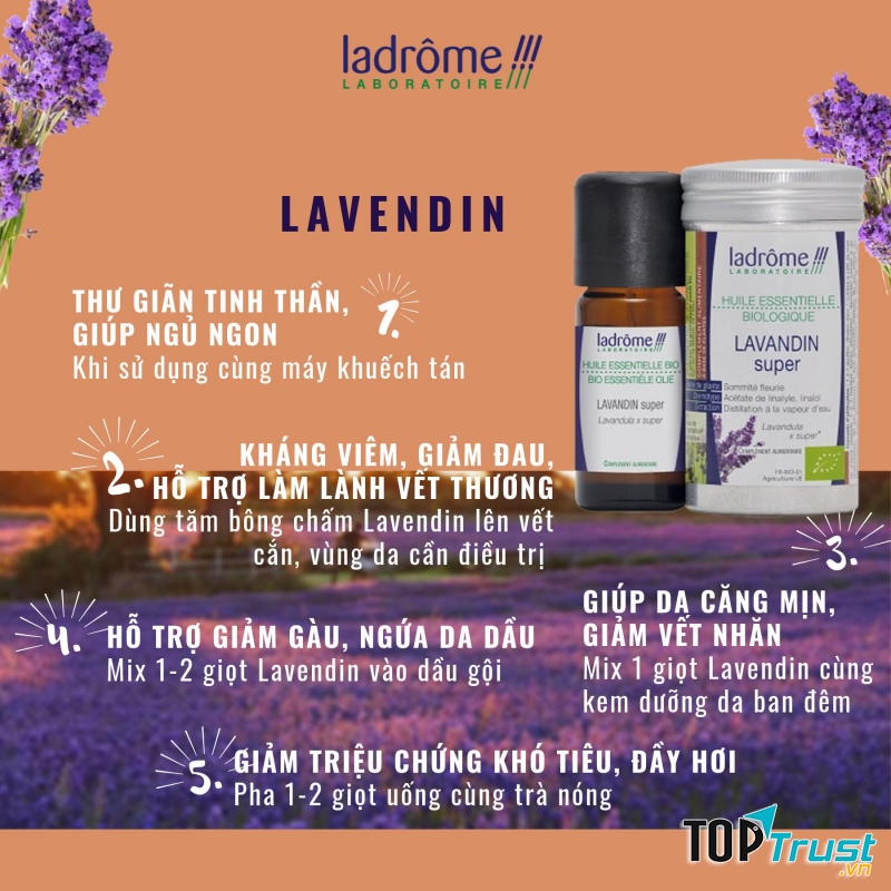 Tinh dầu hữu cơ Ladrome