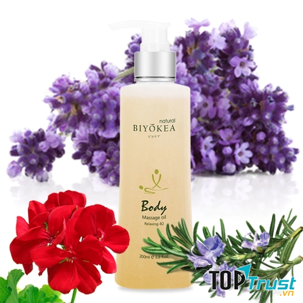 ﻿Tinh dầu mát xa toàn thân thư giản Biyokea Premium Body Masasge Oil Relaxing-B2