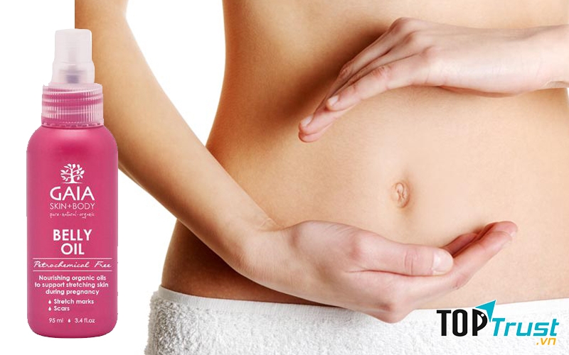 Tinh dầu trị rạn da hữu cơ Gaia Belly Oil
