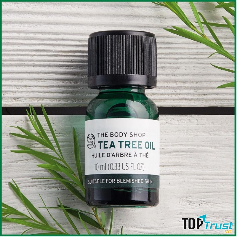 Tinh dầu trà trị mụn tea tree oil của The Body Shop