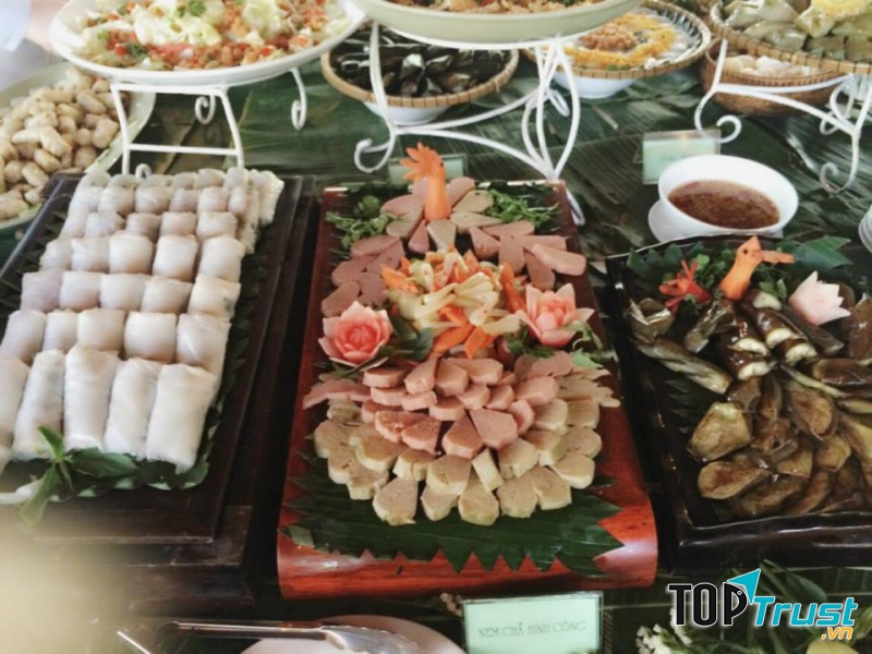 Thực đơn món chay thì đa dạng với rất nhiều món ngon