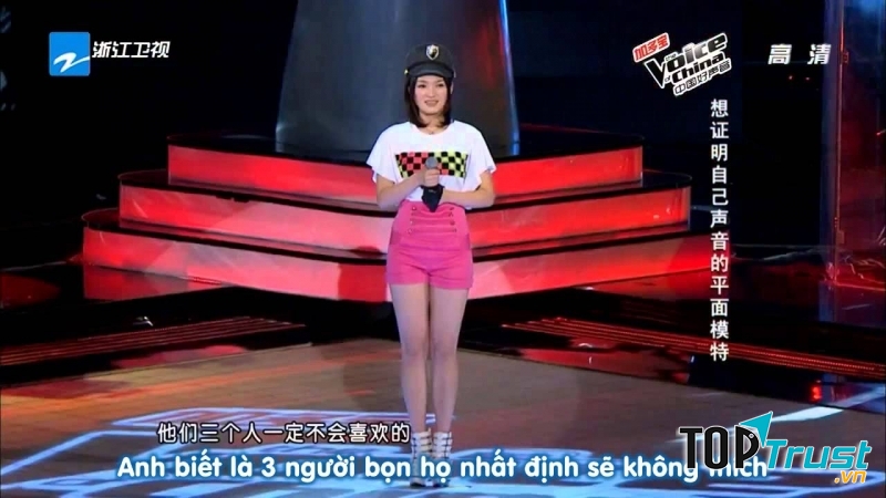 Không chỉ sở hữu ngoại hình xinh đẹp, đáng yêu, Đinh Đinh còn có một giọng hát cực kỳ trong trẻo