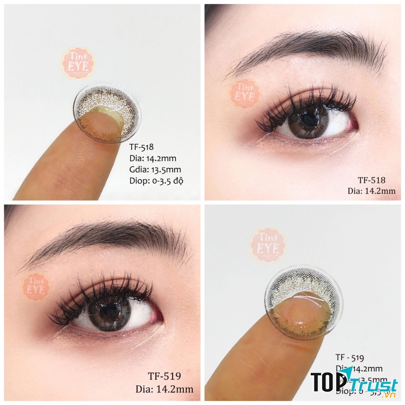 9 loại kính áp tròng của Tint Eye Lens