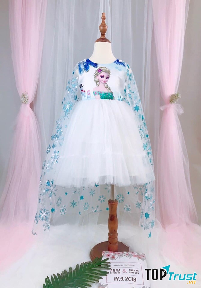 Mẫu đầm công chúa cho bé gái tại Tiny Shop