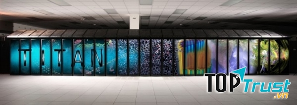 Hình ảnh bên trong khuôn viên chứa siêu máy tính Titan