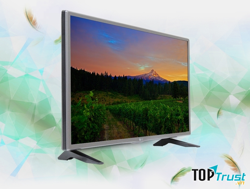 Tivi LG 32 inch 32LF510D sở hữu thiết kế gọn gàng với màn hình rộng vừa phải