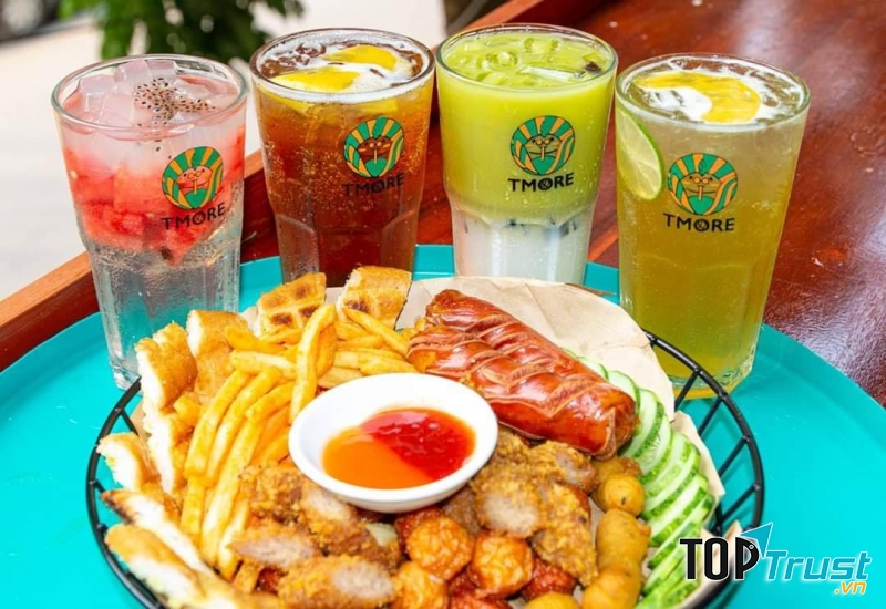 Tmore là tiệm trà chanh ngon ở Trâu Quỳ