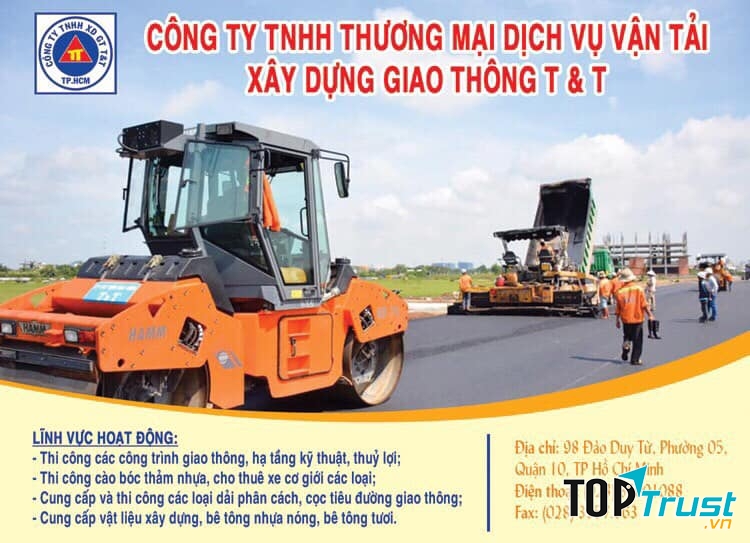 TNHH TM DV Xây Dựng Giao Thông T&T