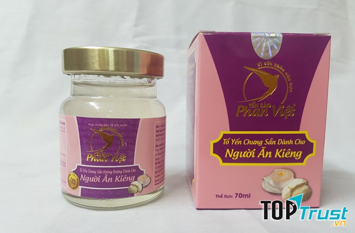 Tổ yến chưng sẵn không đường cho người ăn kiêng yến sào Phan Việt