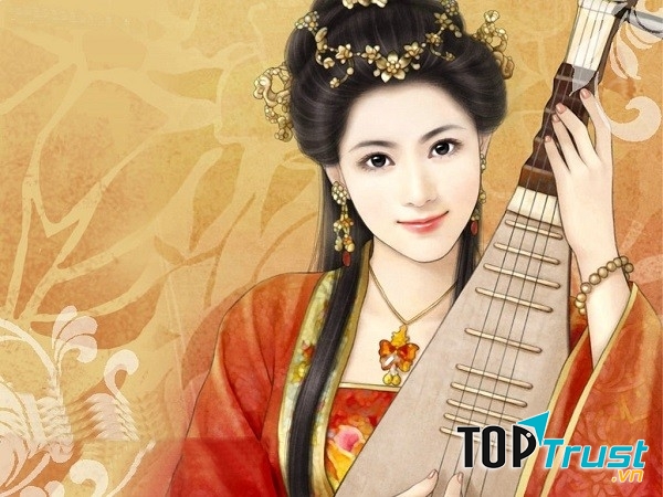 Các vương phi ngày xưa rất kị việc để tóc mái che trán