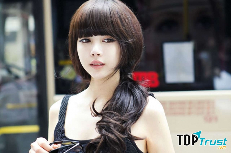 Tóc mái bằng rất Kute
