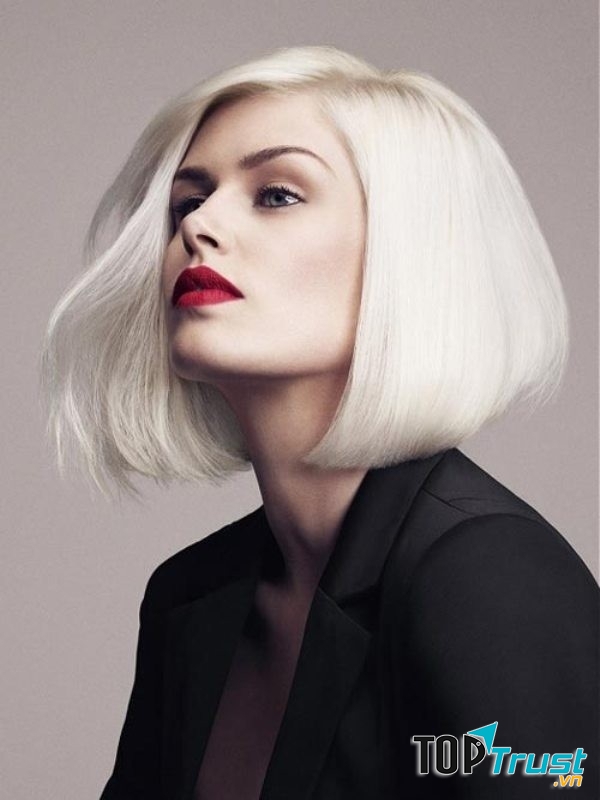 Bạn có muốn sở hữu mái tóc màu bạch kim cực chất như thế này?