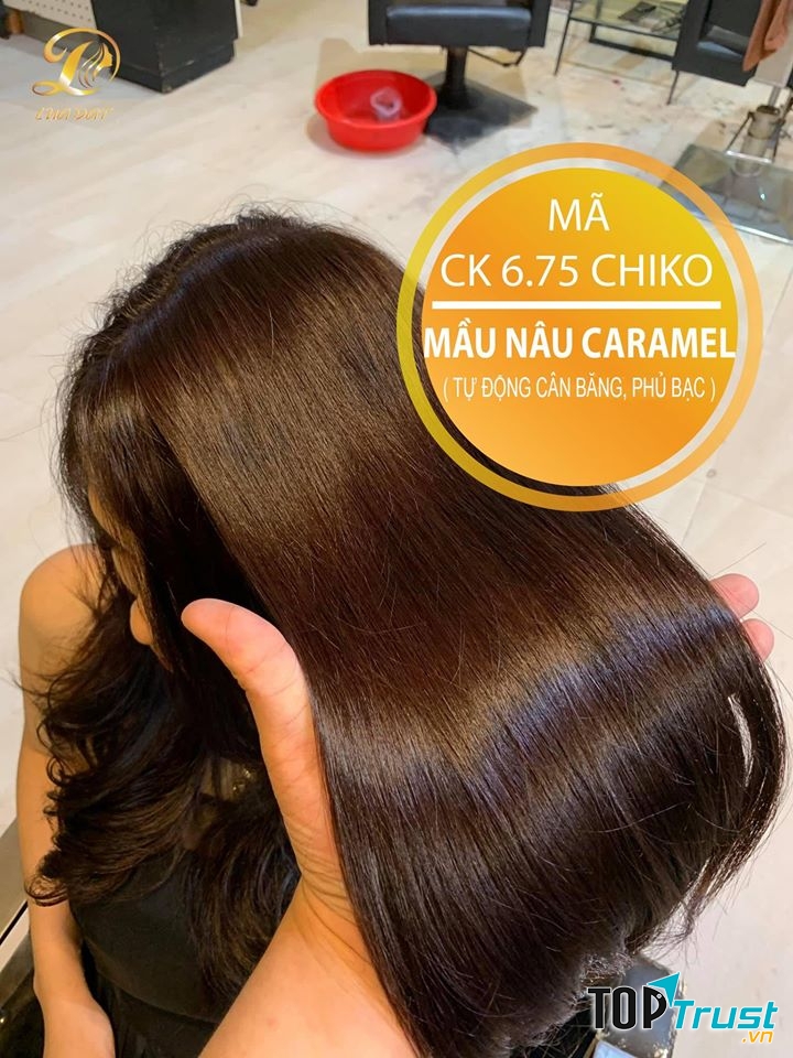 Tóc màu nâu caramel