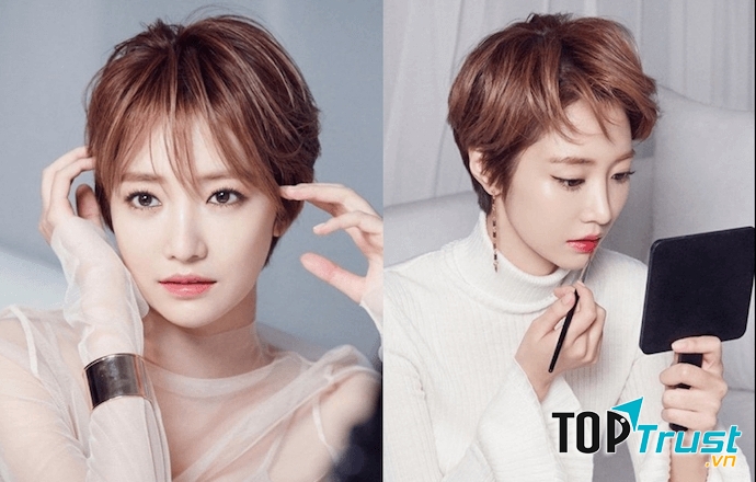 Tóc tém là một trong những kiểu tóc ngắn nữ 2017 đẹp nhất