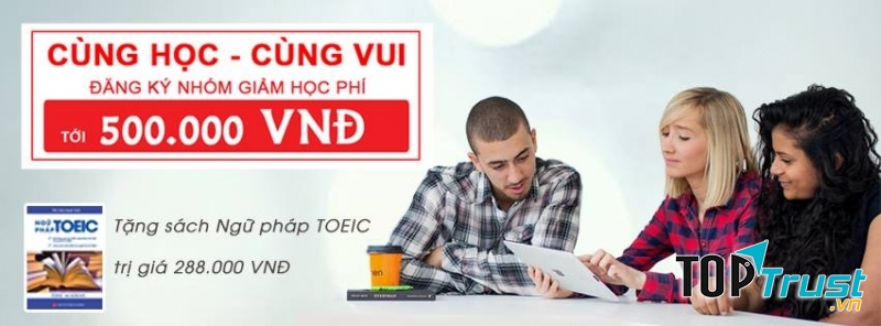 Trung tâm luôn có những ưu đãi cho các học viên khi đăng kí khóa học