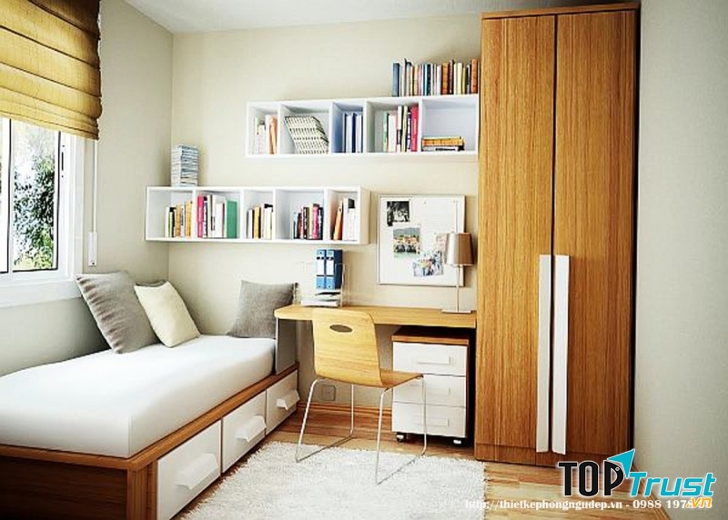 Sử dụng nội thất nhỏ gọn, tiện dụng