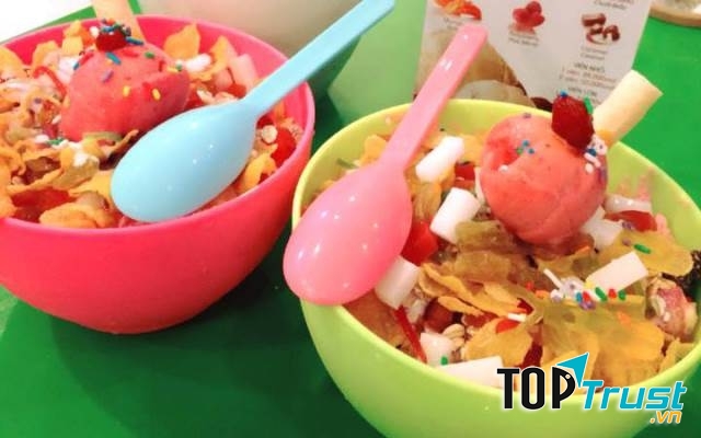 Bát Bingsu đầy màu sắc